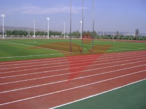 thi công đường chạy điền kinh